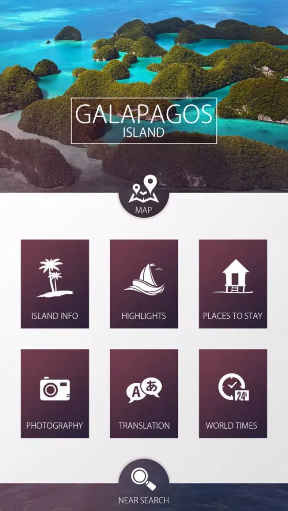 Captures d'écran de Galapagos Island Travel Guide