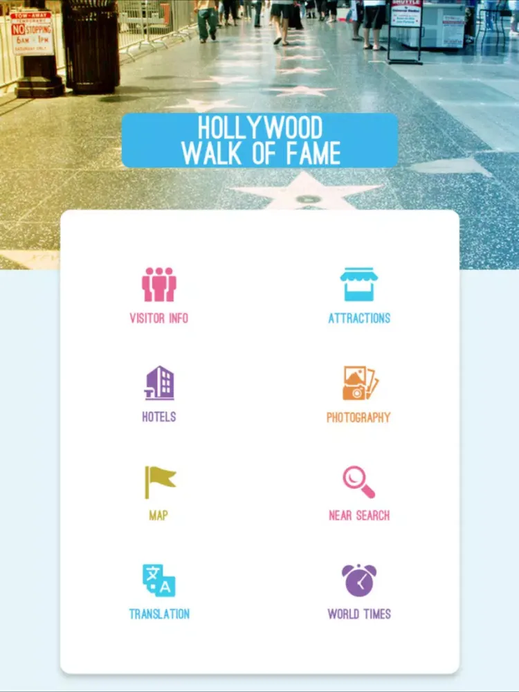 Screenshot di Hollywood Walk of Fame iPad 