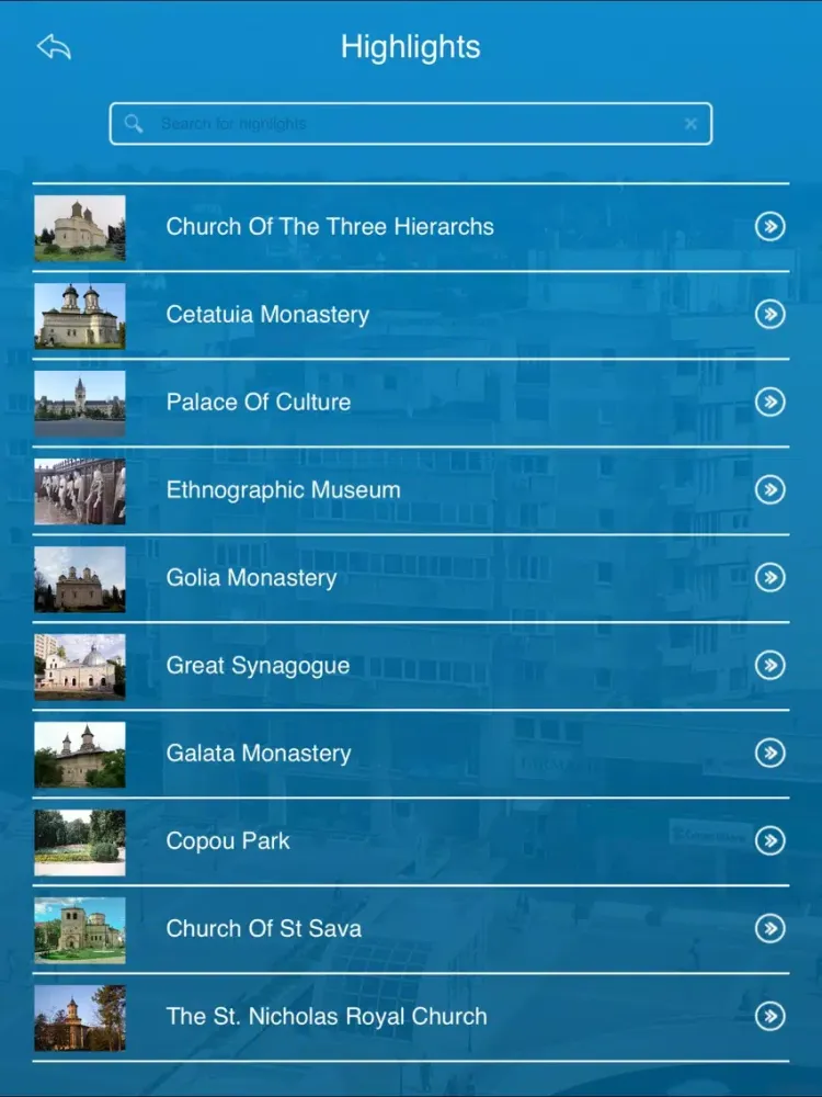 Iasi Tourism Guide iPad  स्क्रीनशॉट
