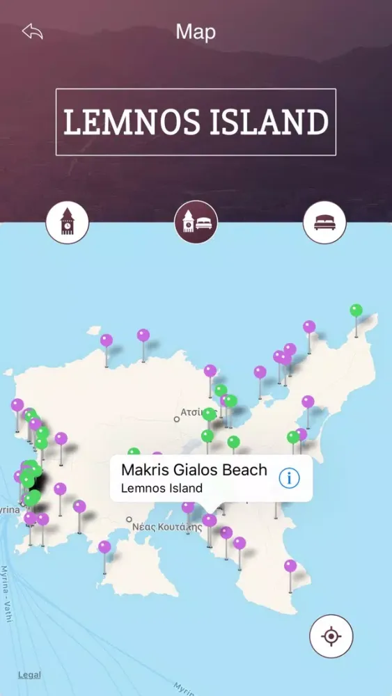 Capturas de pantalla de Lemnos Island Travel Guide