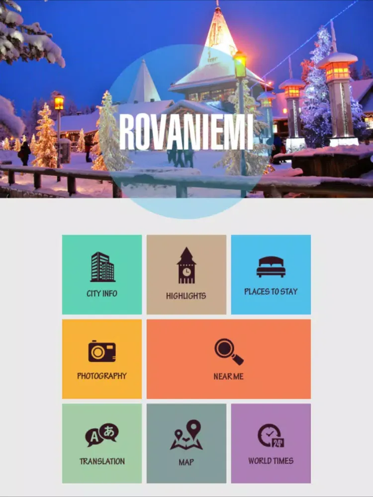 تصاویر Rovaniemi Tourism Guide iPad 