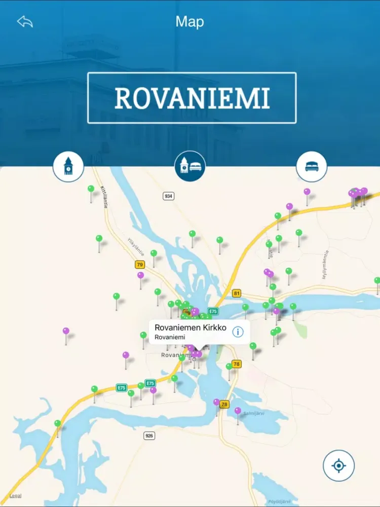 تصاویر Rovaniemi Tourism Guide iPad 