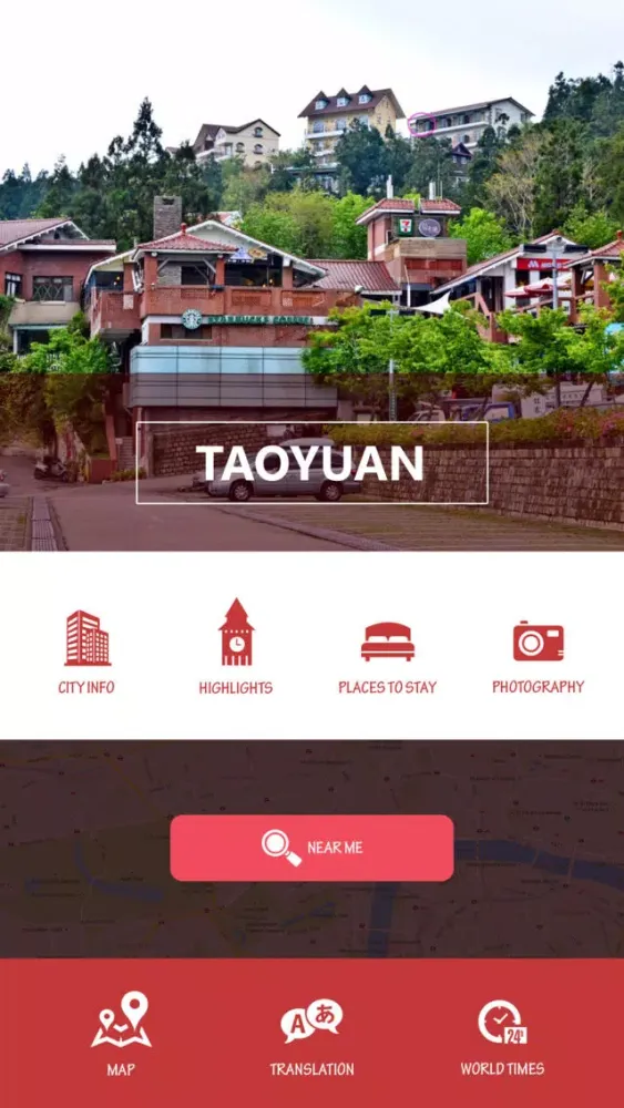 Capturas de tela do Taoyuan Tourist Guide