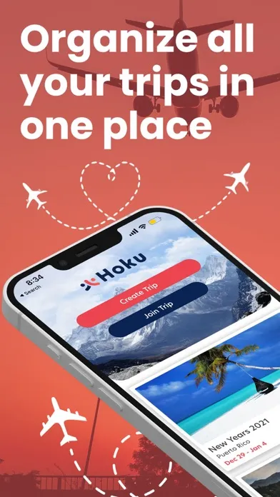 Hoku - Travel Planner स्क्रीनशॉट
