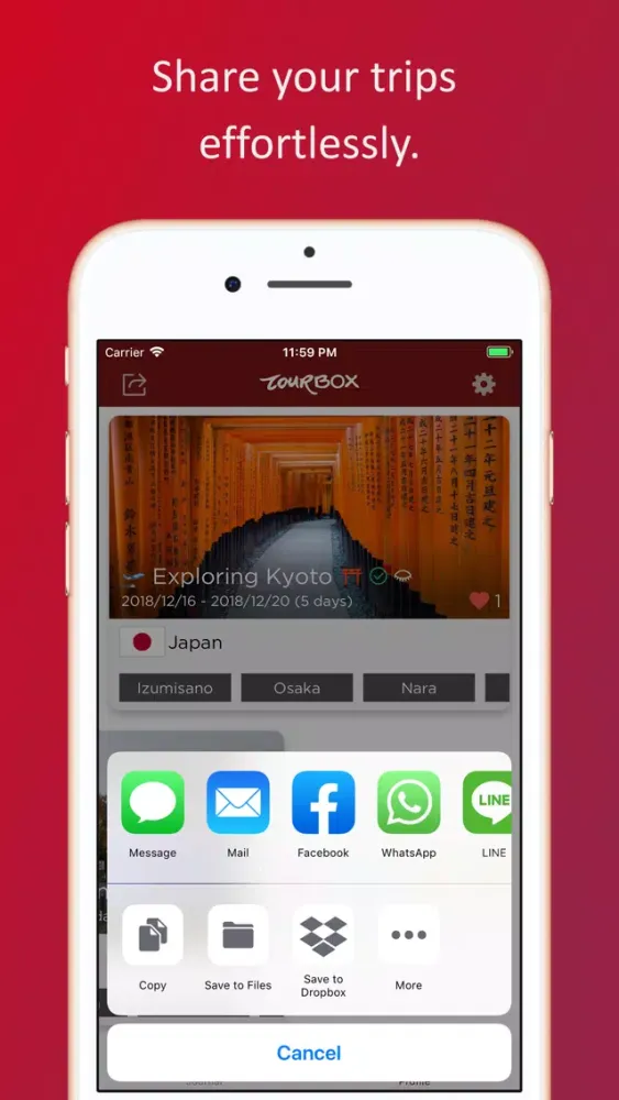 Screenshot di Tourbox - Auto Travel Memories