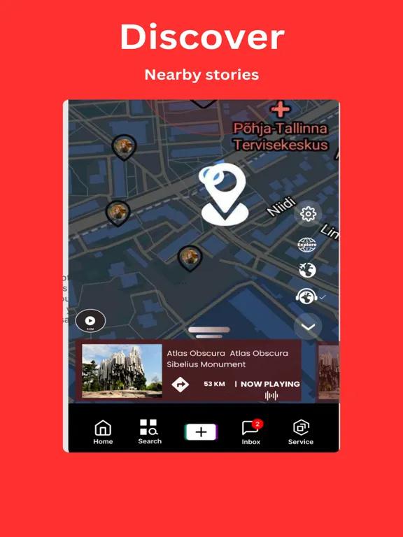 Capturas de tela do TravelTube iPad 