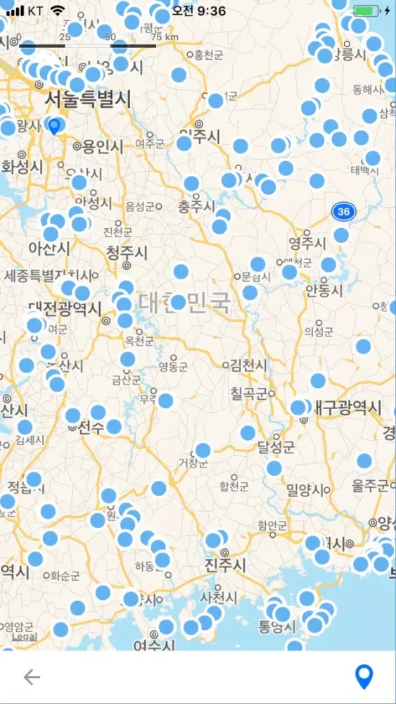ภาพหน้าจอของ 국내여행 VR - 360도 영상으로 떠나는 여행