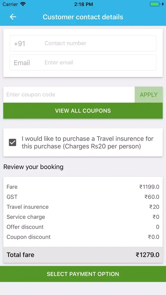 RajKalpana travels Screenshots
