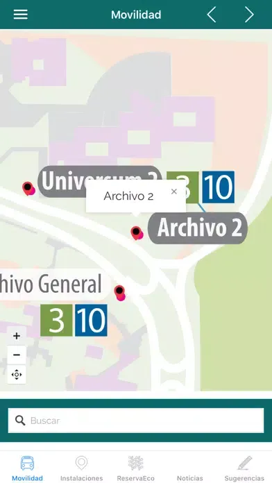Tangkapan skrin Travesía UNAM Pro