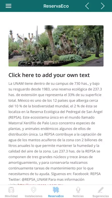 Tangkapan skrin Travesía UNAM Pro