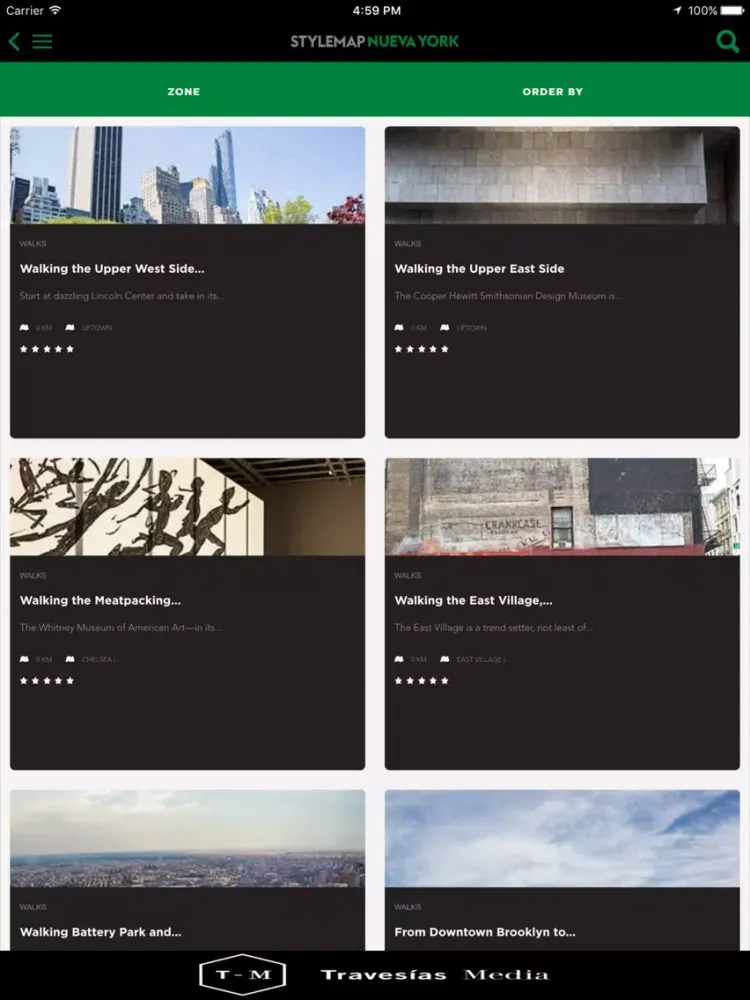 StyleMap New York iPad  Screenshots