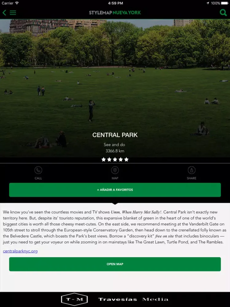 StyleMap New York iPad  Screenshots