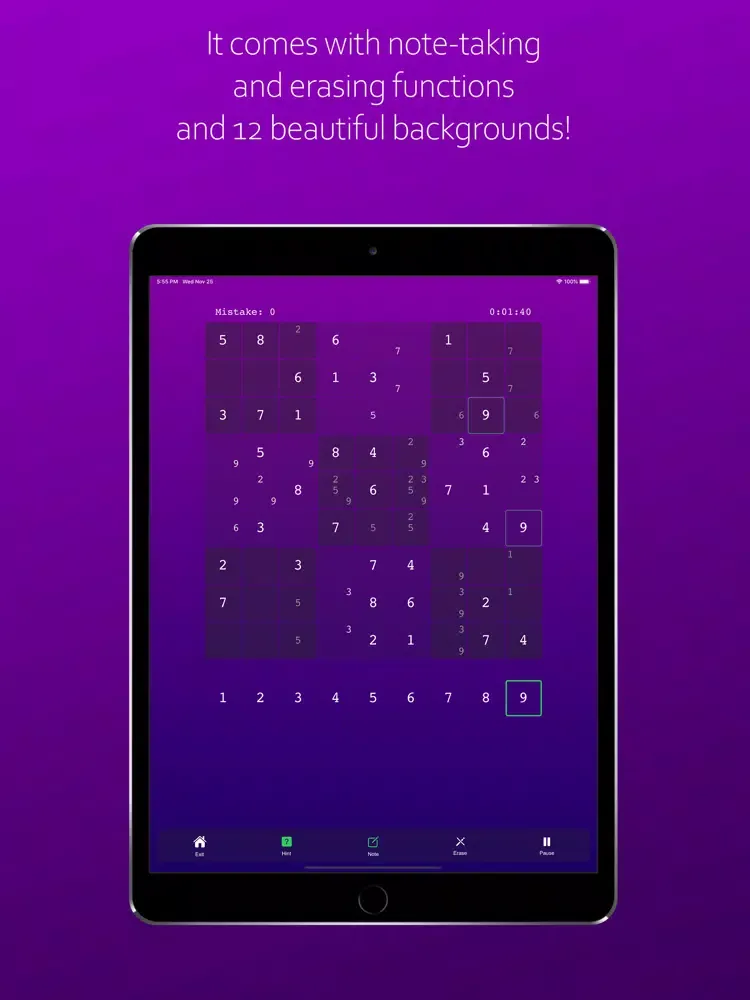 Daily Challenge Sudoku iPad  스크린샷