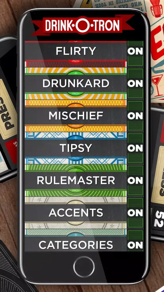 Captures d'écran de Drink-O-Tron: Drinking Game