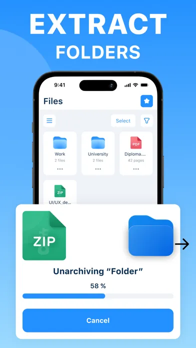 Zip & Rar Extractor app স্ক্রিনশট