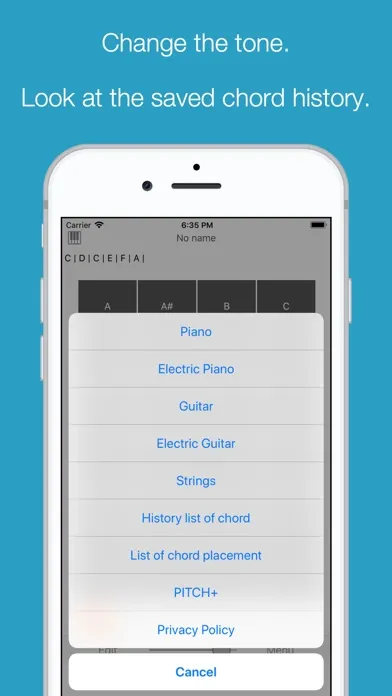 Скриншоты My Chord - easy play chord
