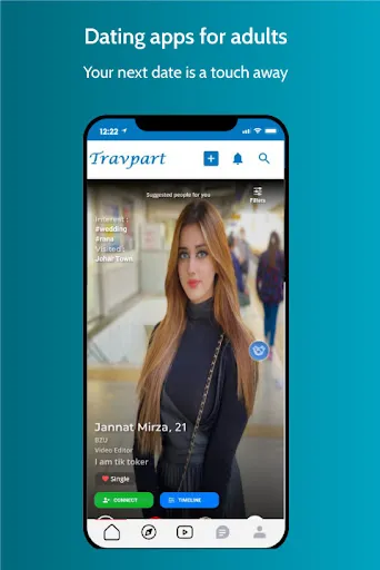Travpart : Dating Hangouts应用截图