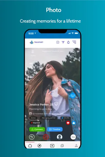 Travpart : Dating Hangouts应用截图