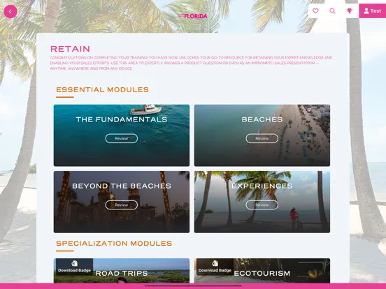 Zrzuty ekranu Florida Travel PRO iPad 