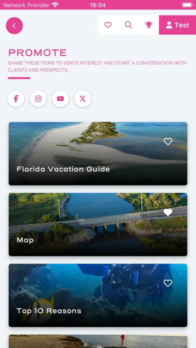 Zrzuty ekranu Florida Travel PRO