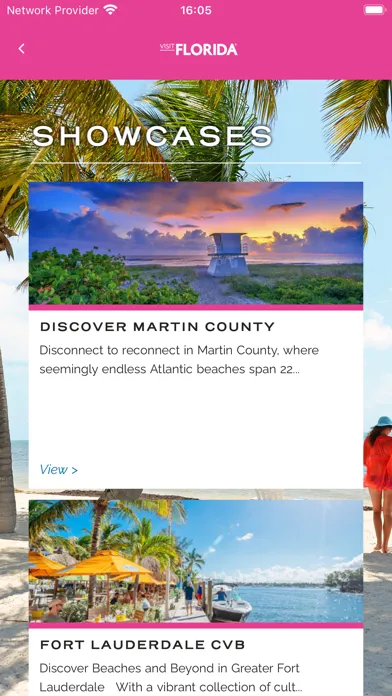 Zrzuty ekranu Florida Travel PRO