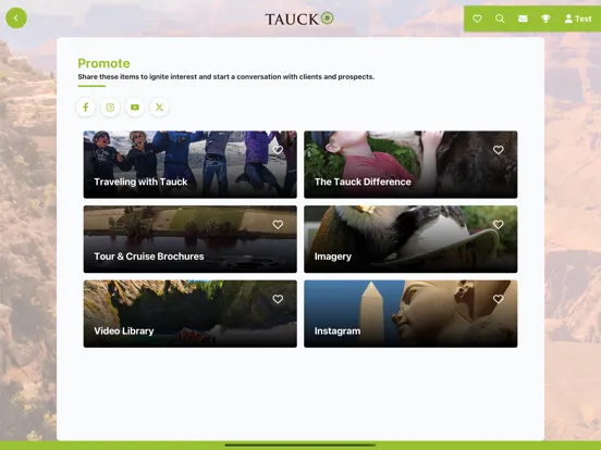 Tauck Specialist iPad  Screenshots