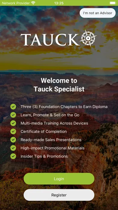 Tauck Specialist Screenshots