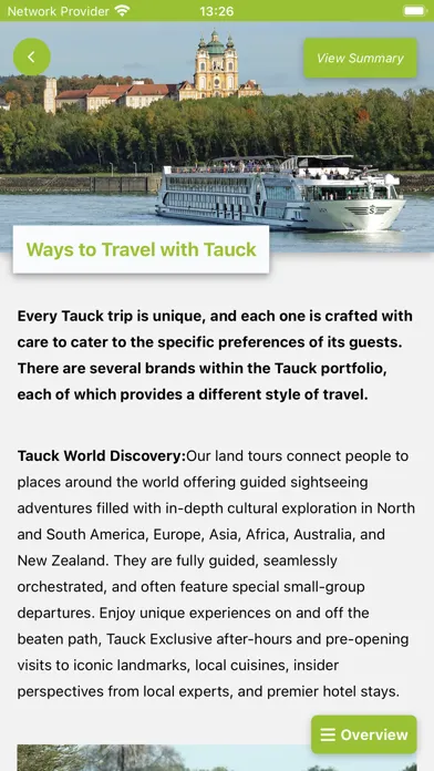 Tauck Specialist Screenshots