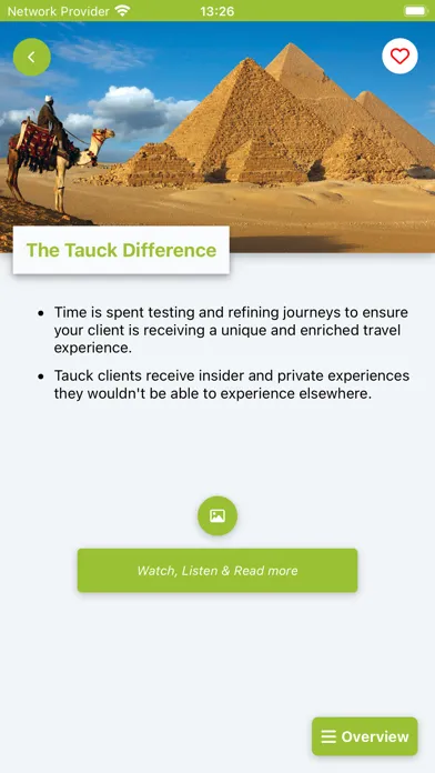 Tauck Specialist Screenshots