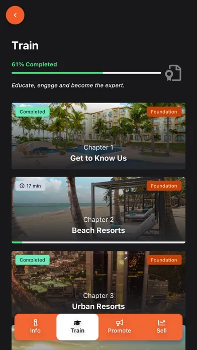 Ảnh chụp màn hình của TheSOURCE by TravPRO Mobile