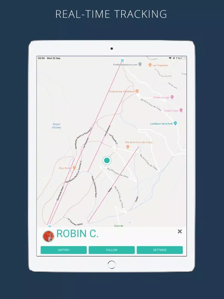 Tangkapan layar Snow Trax - Ski GPS iPad 