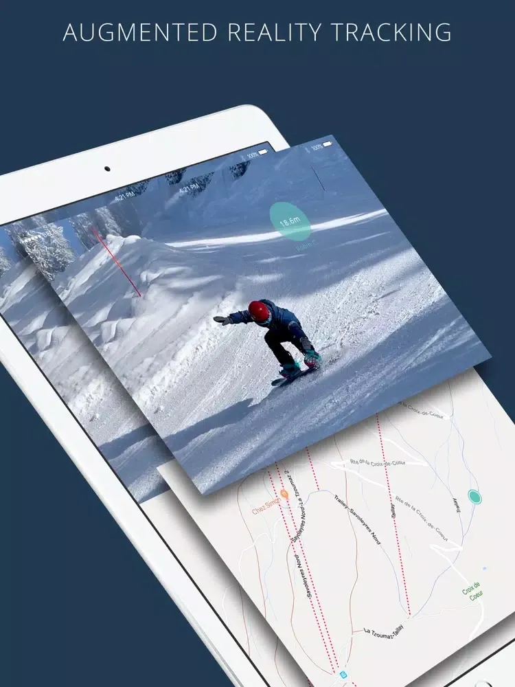 Tangkapan layar Snow Trax - Ski GPS iPad 