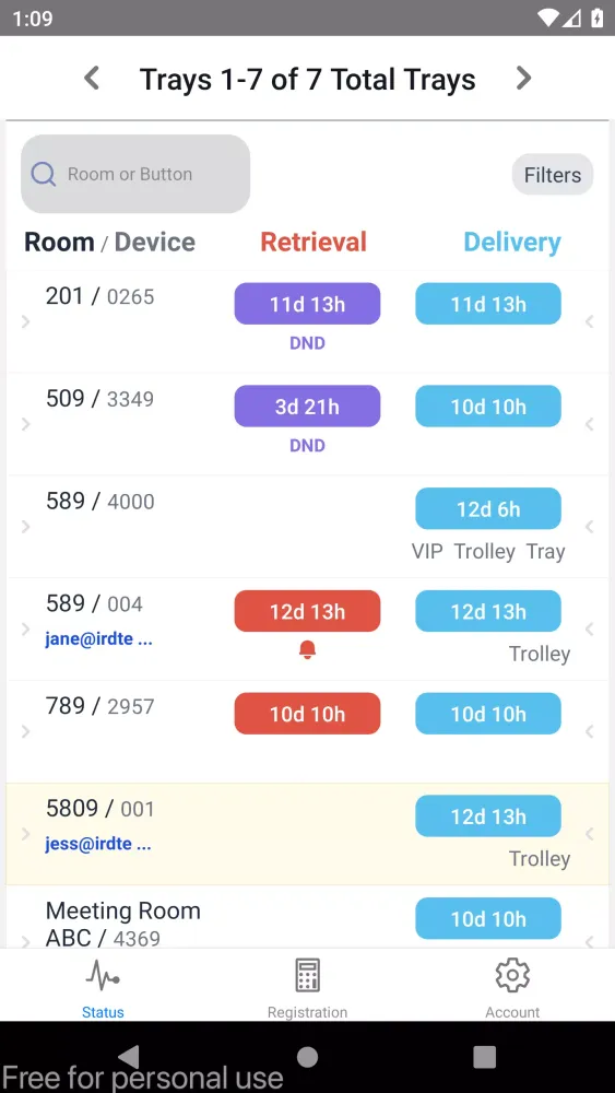 Screenshot di TrayAway Pro
