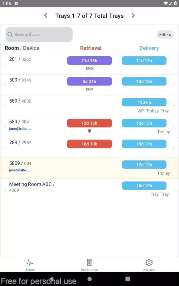 Screenshot di TrayAway Pro