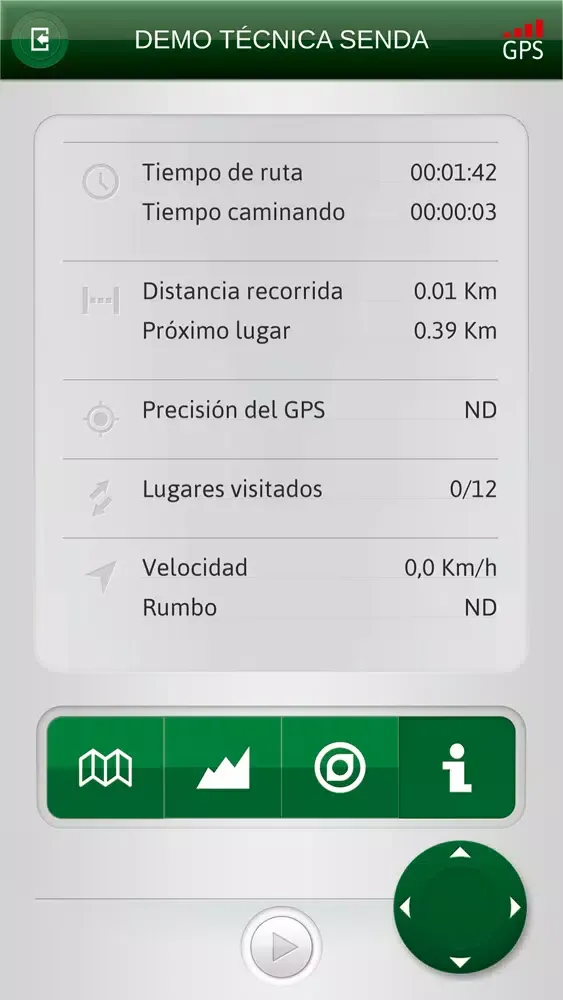 Zrzuty ekranu Senda audioguiada