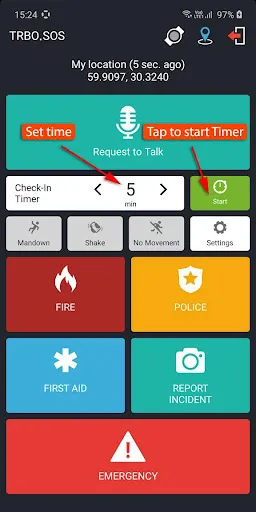 TRBO.SOS Screenshots