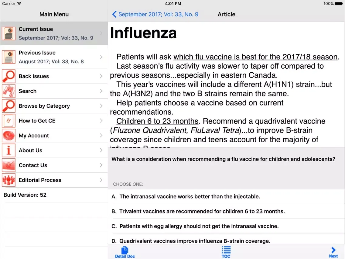Canadian Pharmacist's Letter® iPad  سکرین شاٹس