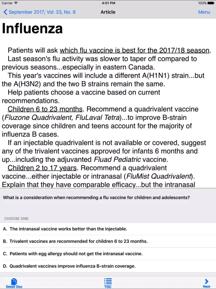Canadian Pharmacist's Letter® iPad  سکرین شاٹس