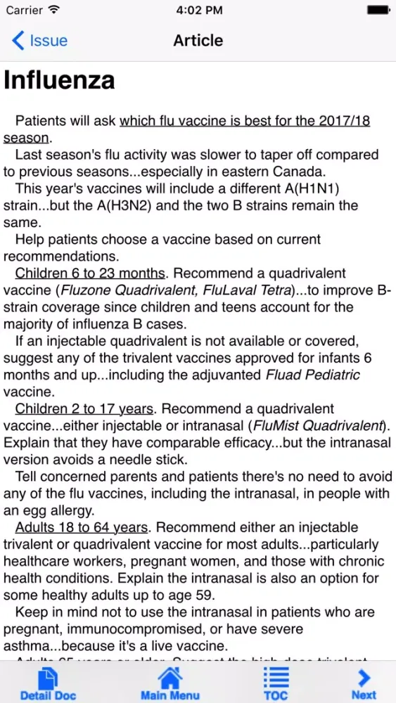 Canadian Pharmacist's Letter® سکرین شاٹس