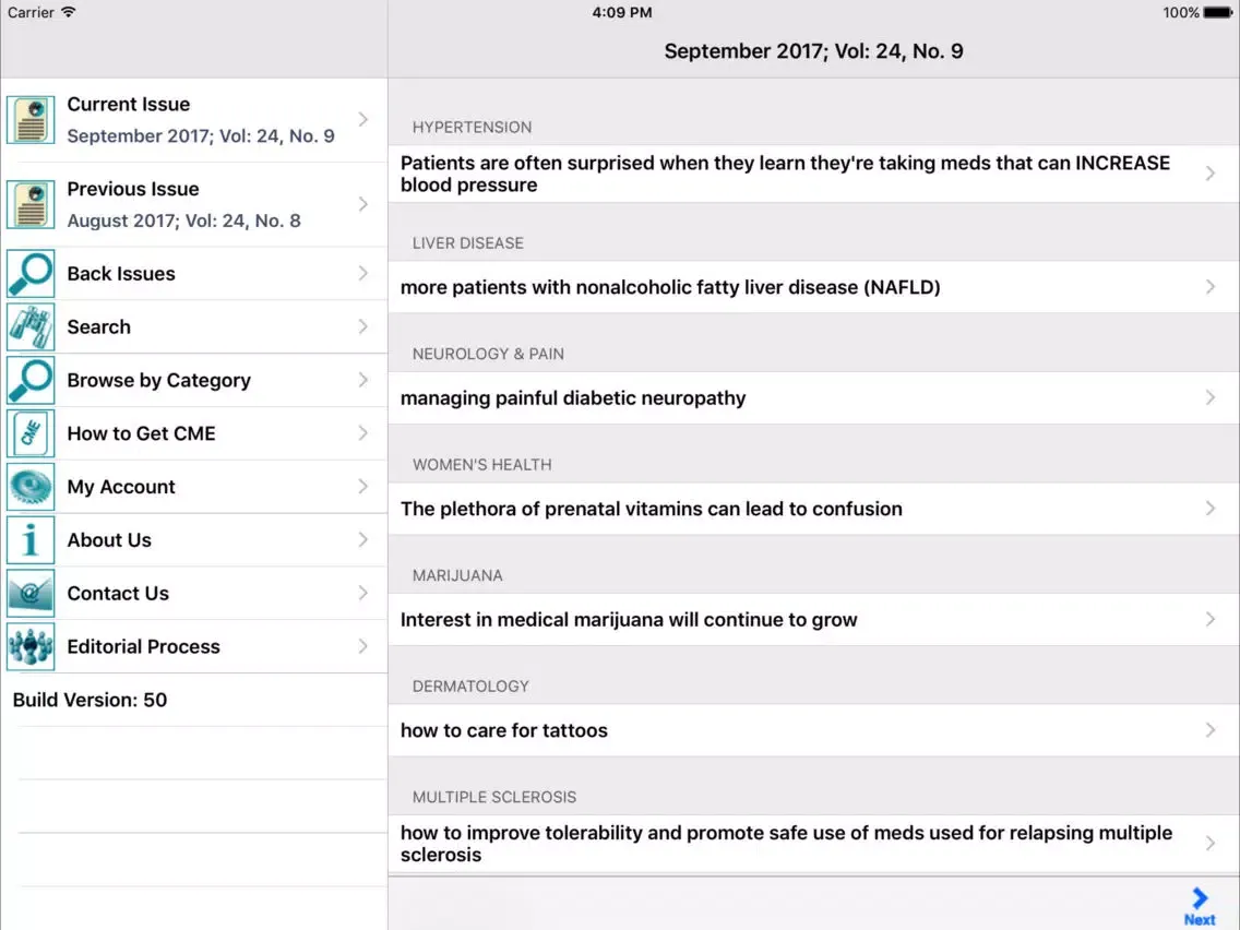 Prescriber's Letter® iPad  Ekran Görüntüleri