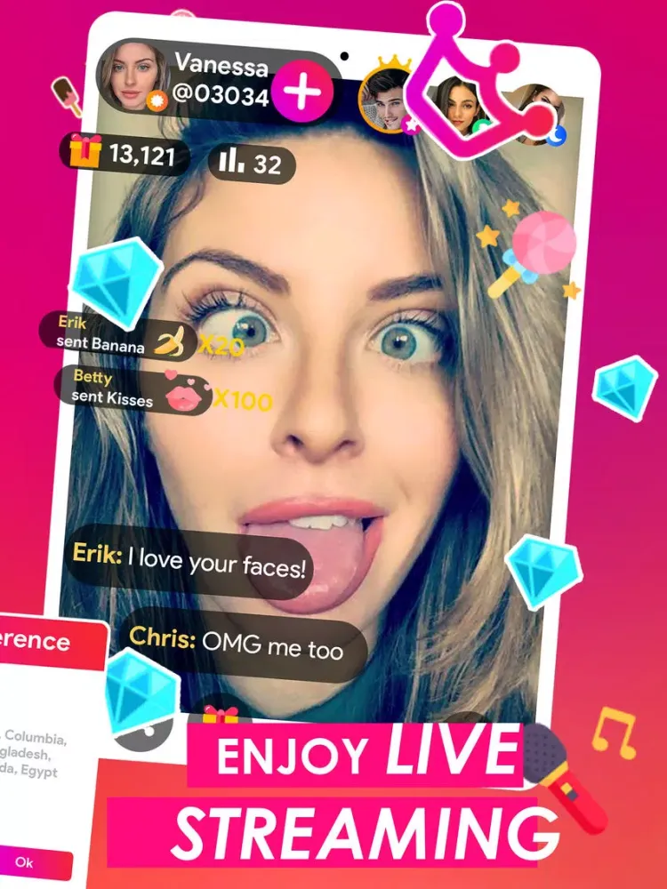 Capturas de pantalla de PIXA LIVE: Meet New Friends iPad 