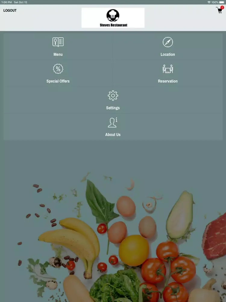 Steve's Restaurant iPad  Screenshots