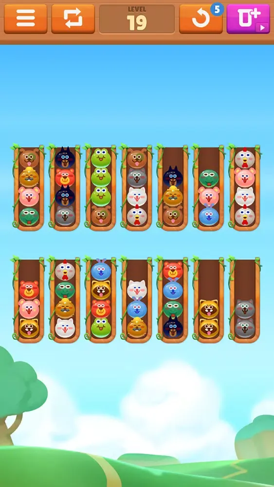 Capturas de pantalla de Animal Color Sort Puzzle