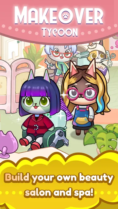 Idle Cat Makeover: Hair Salon Screenshots