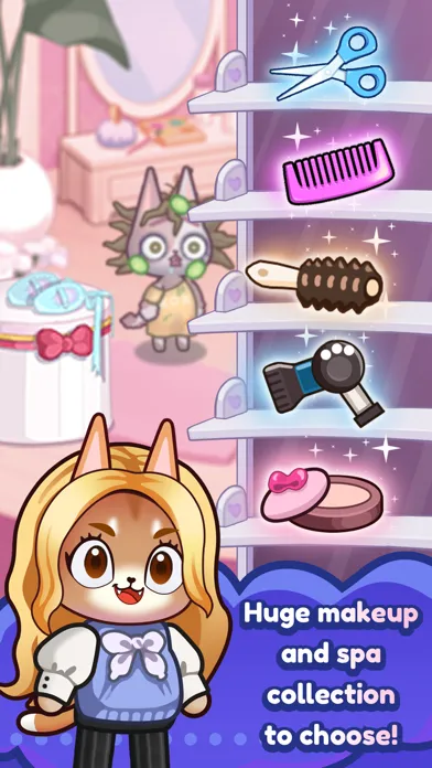 Idle Cat Makeover: Hair Salon Screenshots