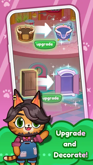 Idle Cat Makeover: Hair Salon Screenshots