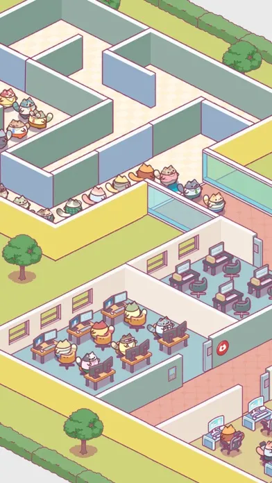 Ảnh chụp màn hình của Office Cat: Idle Tycoon Games