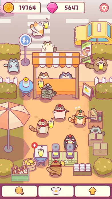 Cat Snack Bar: Food Games Ekran Görüntüleri