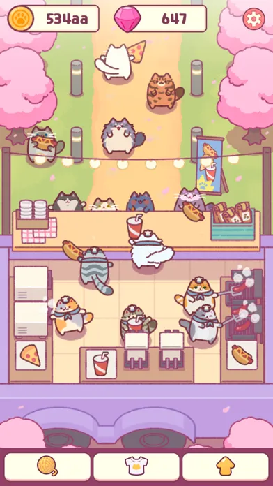 Cat Snack Bar: Food Games Ekran Görüntüleri