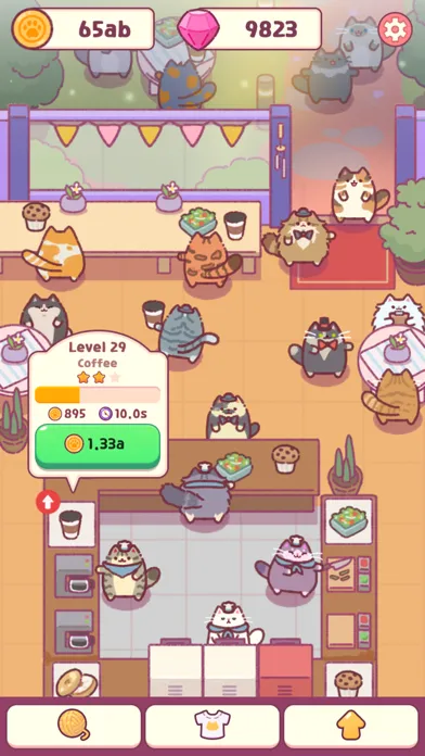 Cat Snack Bar: Food Games Ekran Görüntüleri